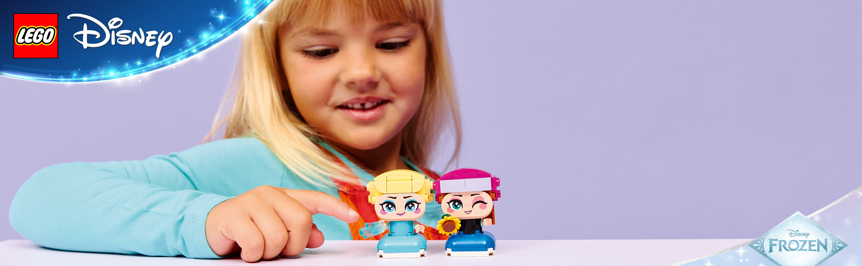 Mini postavičky z&nbsp;kostek z&nbsp;filmu Disney Ledové království 